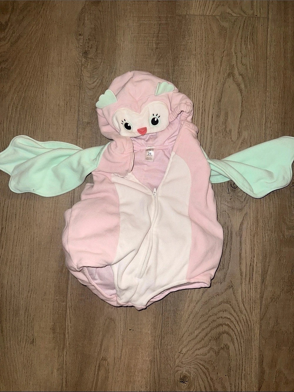 Carter's Owl Plush Costume Pink & Green